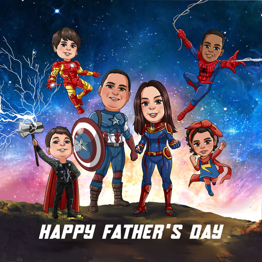 Custom Superhero Portrait