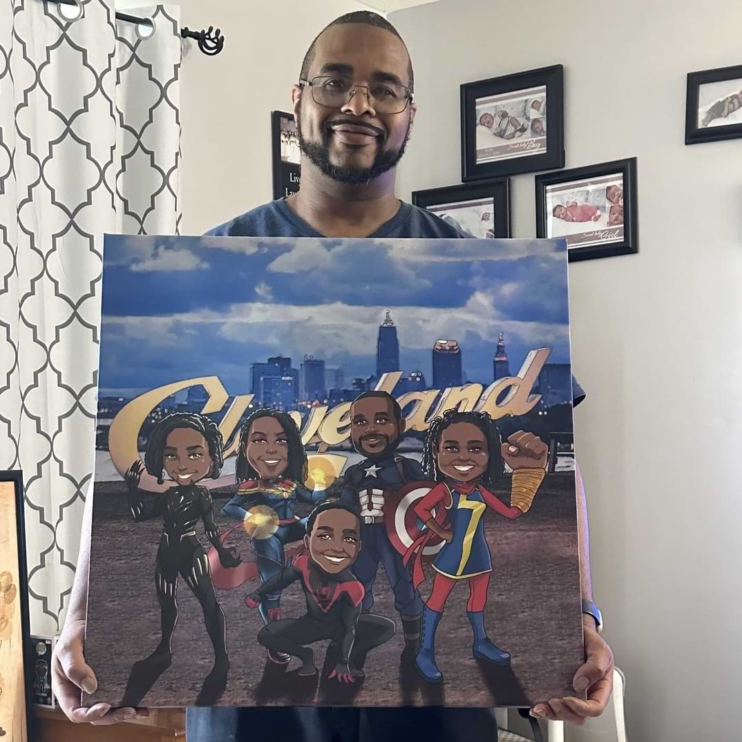 Custom Superhero Portrait