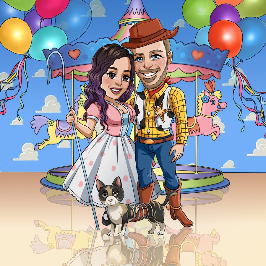 Toy stories Custom Portrait