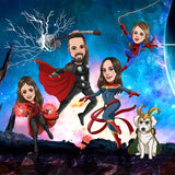 Custom Superhero Portrait