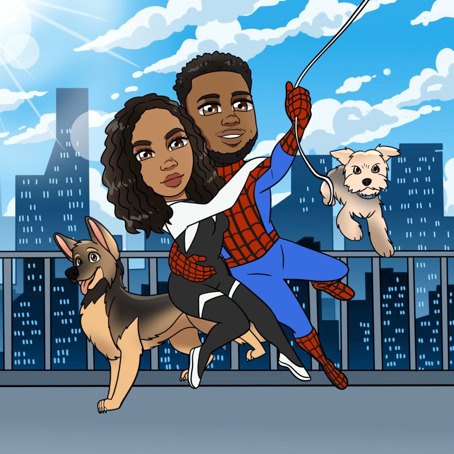 Spider-man Custom Portrait
