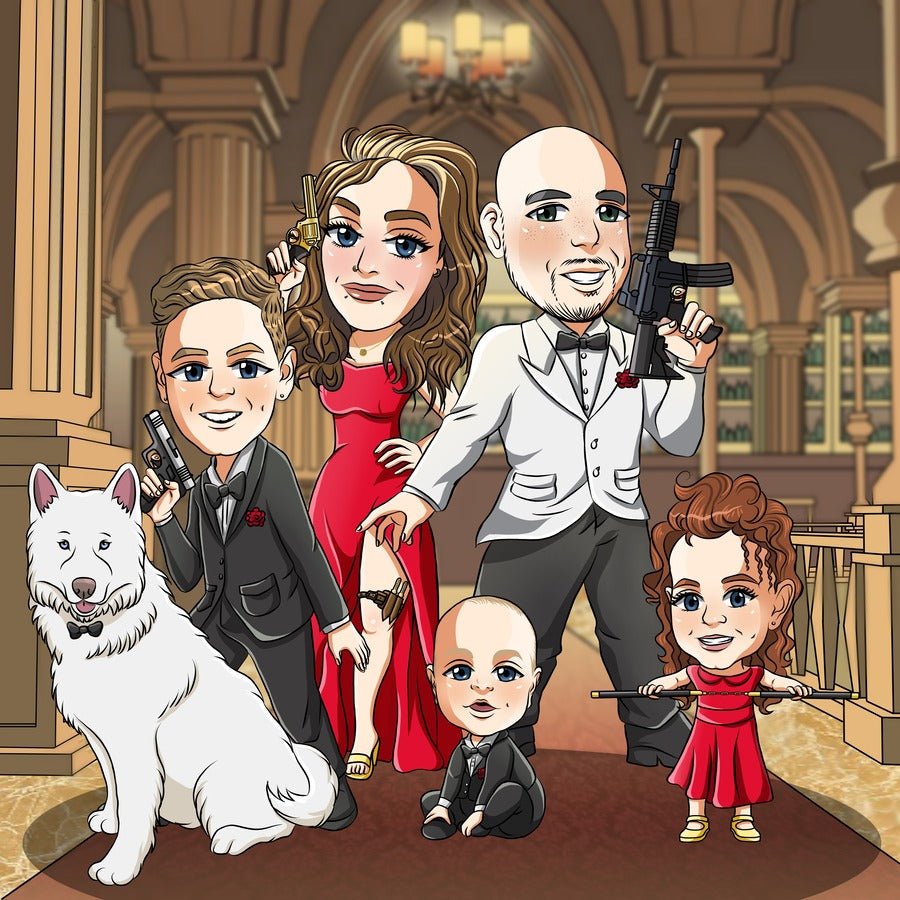 The agent Custom Portrait