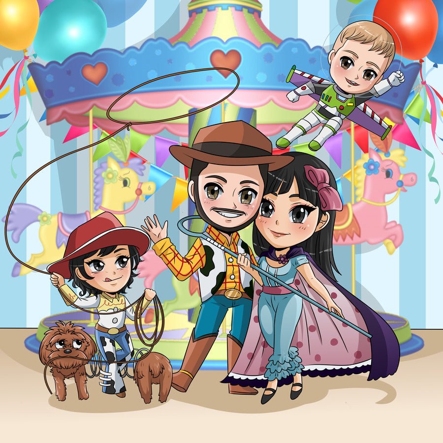 Toy stories Custom Portrait